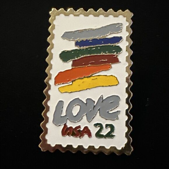 Postage Stamp Pins USPS Collectible Babe Ruth, Baseball, Buffalo, Love Vintage - Picture 5 of 6